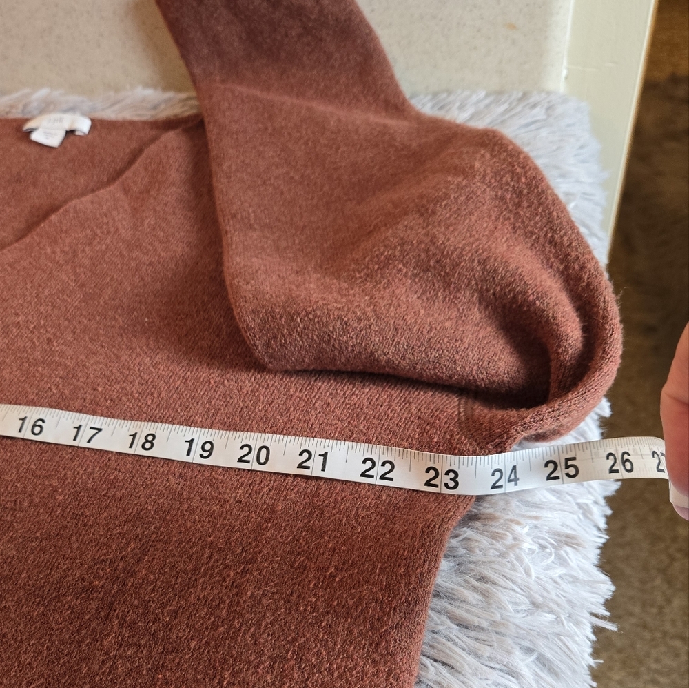 J.Jill Rust Color V Neck Sweater Size Med - Picture 14 of 16